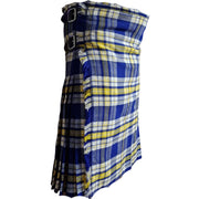 Premium Ukraine Forever Tartan 8‑Yard Handmade Tartan Kilt for Men – Traditional Scottish Highland Kilt