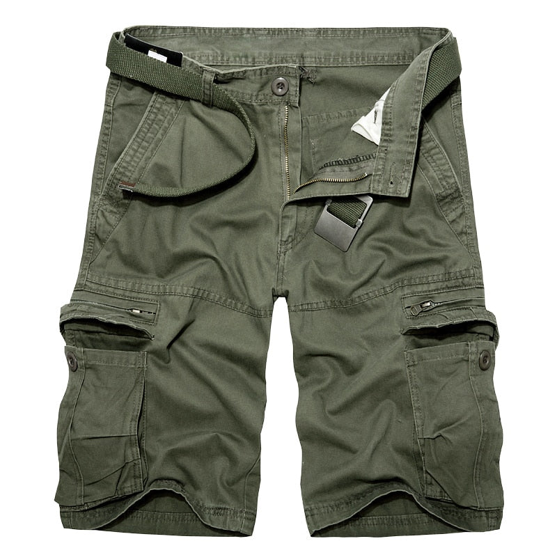 Mens Military Cargo Shorts Summer
