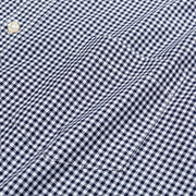 Men's 100% Cotton Standard-Fit Long-Sleeve Casual Checked Shirt Single Patch Pocket Button-down Collar