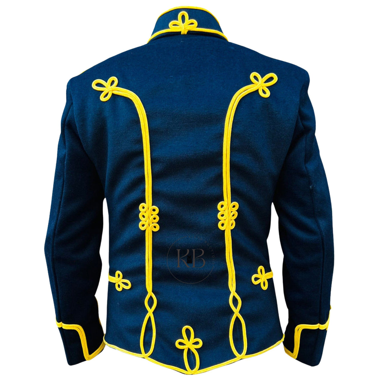 Navy Blue Hussars Jacket  Tunic Jacket Military Uniform Men Napoleonic GLOUCESTERSHIRE