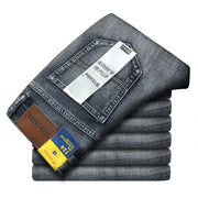 Men's Denim Jeans Casual Straight Stretch Fashion Classic Trouser