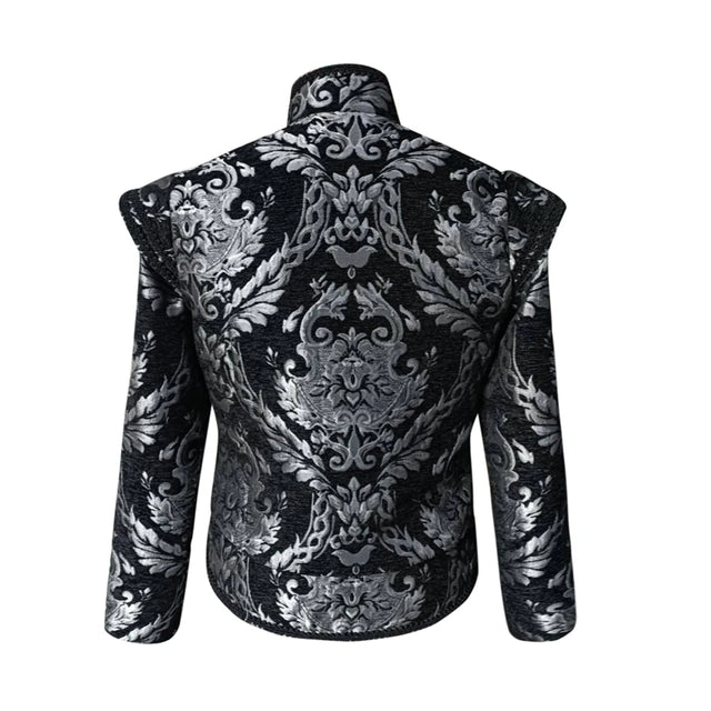 Tudor Men’s Doublet – Renaissance Medieval Noble Prince Jacket with Removable Sleeves