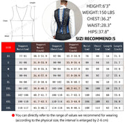 Men’s Waist Trainer Corset Vest – Lace-Up Vintage Waistcoat with Boning