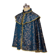 Unisex Medieval Renaissance Nobles Prince Cloak Luxurious Vintage Noble Cape