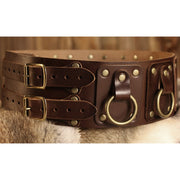 Men's Medieval Belt Viking Knight Warrior Waistband Steampunk M