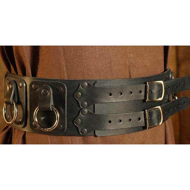 Men's Medieval Belt Viking Knight Warrior Waistband Steampunk M