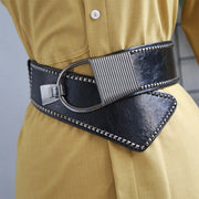Gothic Style Liuding Dark Style Womens Plastic Waist Coat Dress Suit Belt