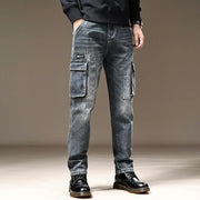 American Fashion High Street Loose Straight Cargo Jeans