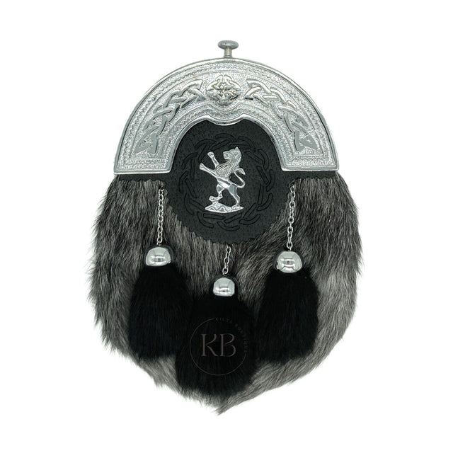 Scottish Lion Rampant Traditional Full dress Antique Celtic Mantle Kilt Sporran & Chain Belt