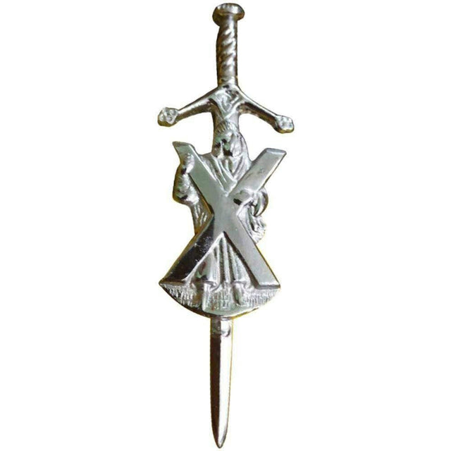 MacBeth Modern Scottish Traditional Highland 8 Yard Tartan Kilt outfit + Celtic Embossed leather Sporran + Kilt Pin + Kilt Belt