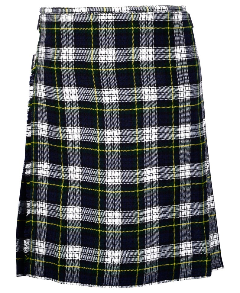 Dress Gordon Tartan Kilt || 8 Yard Handmade 16oz Traditional Kilt