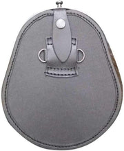 Scottish Thistle & Highland Red Sporran Full Dress Thistle Cantle With 3 Tassels Chrome Finish.