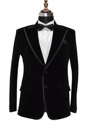 Men's black Tuxedo Smoking Jacket