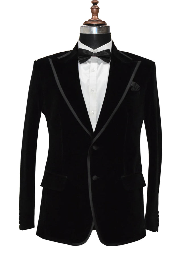 Men's black Tuxedo Smoking Jacket