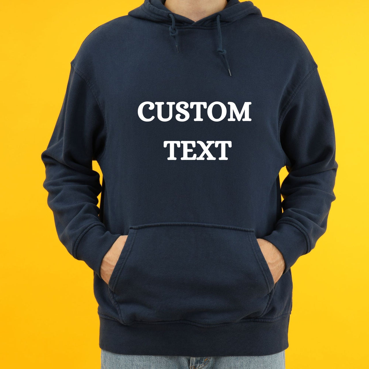 Unisex Custom Text Hoodie, Your Design Hoodie Personalized Text Hoodie, Photo, Logo Hoodie