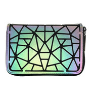 Luminous wallet Fashion women-bag Geometric wallet Laser small Handbag Purse