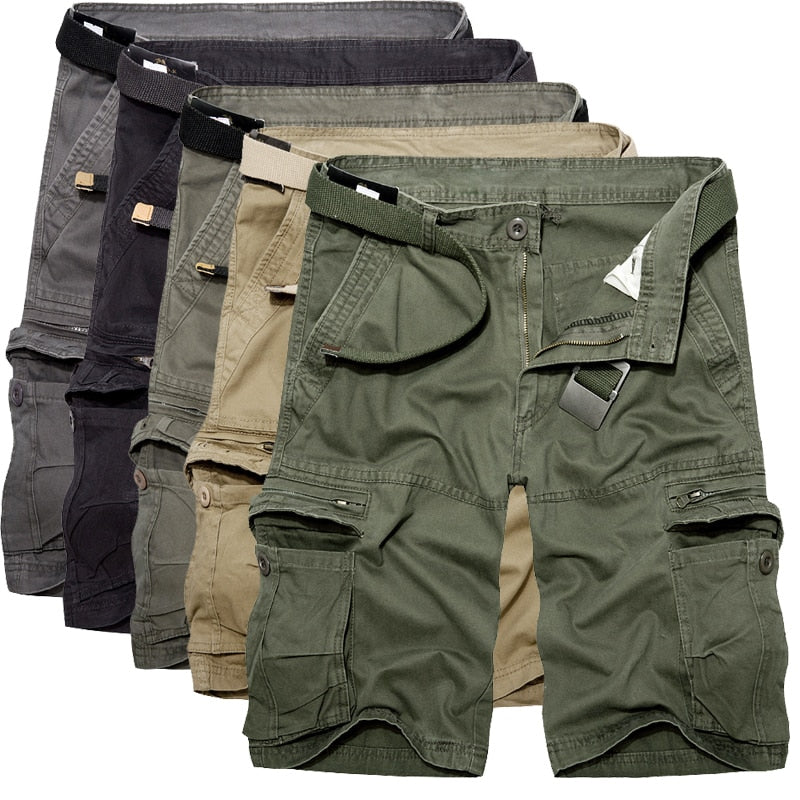 Mens Military Cargo Shorts Summer