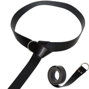 Viking Knight Medieval Renaissance Waist Ring Belt Costume  Pirate Cosplay Larp Leather Loop Buckle