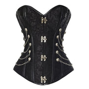 Corsets Gothic Locking Closure Steam Punk Style Waist Shapewear Overbust Fashion Corset Top Plus Size