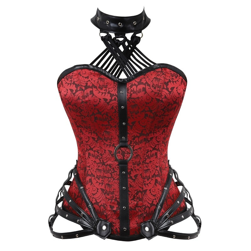 Corset Luxury Lingerie Gothic Corsets Lingerie Tops Shapewear and Bustiers Leather Corselet