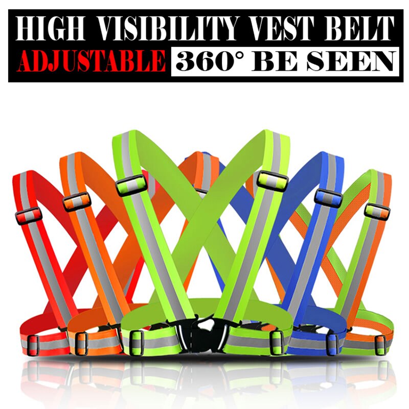 Hi Vis High Visibility Unisex Outdoor Reflective Elasticity Safety Vest