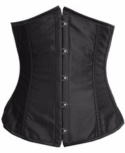 Women's Lace up Boned Brocade Waist Training Underbust Corsets