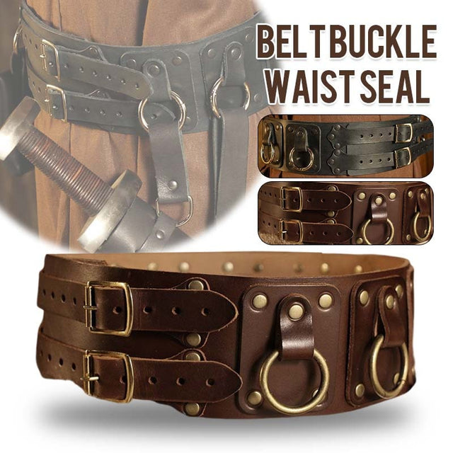 Men's Medieval Belt Viking Knight Warrior Waistband Steampunk M