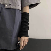 long Fingerless Gloves Sport Outdoor Hip-hop Gloves Elbow Mittens Cool Stretch winter Arm Warmer