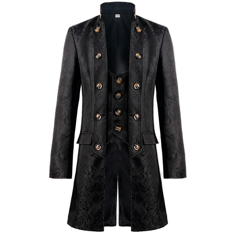 Victorian Gothic Jackets Frock Coat Vintage Tuxedo Viking Renaissance