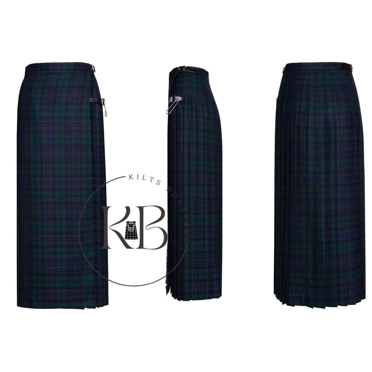 Ladies Tartan Kilted Full Length Kilted Hostess Tartan Skirt Length 38 inches