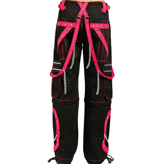 Unisex Stud Struck Tripp Pants Tripp Step Chain Pants Black/Pink
