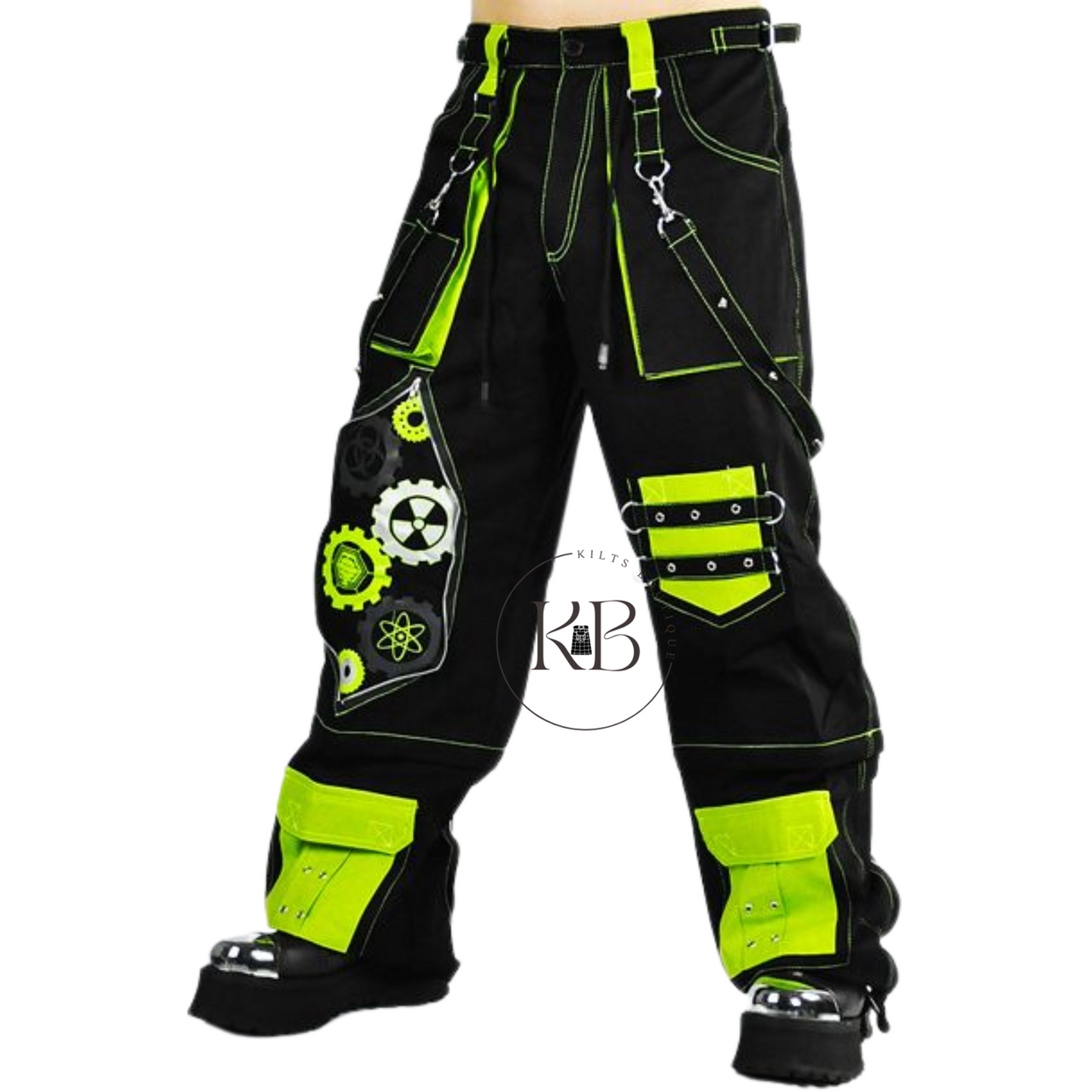 Cyber Goth Streetwear Gothic Trouser Cyber Punk Gothic Baggy Trouser Pant