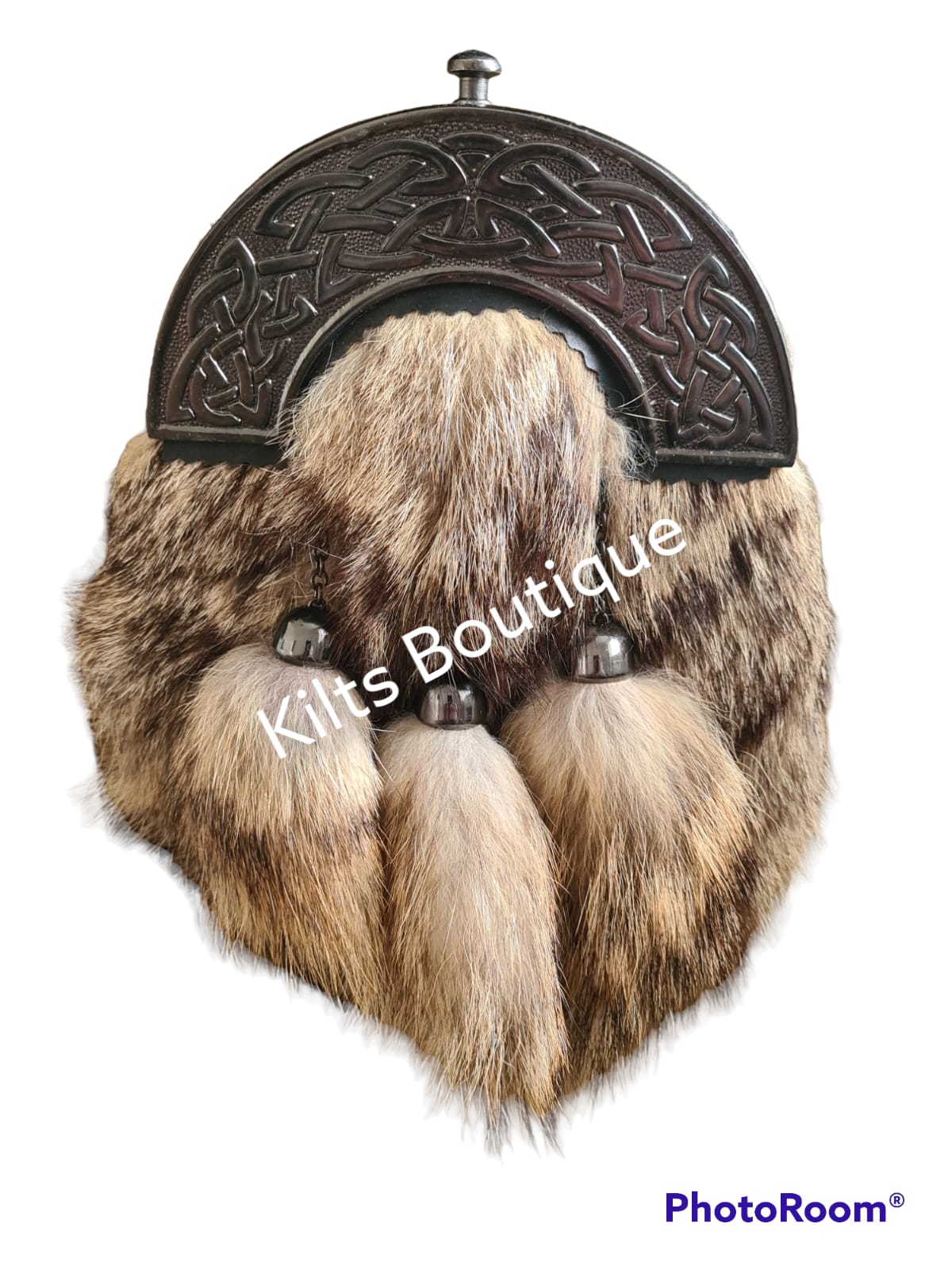 Scottish Full Dress Sporran Fur Cantle Antique Finish Kilt Sporran