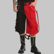 Bondage Trouser Punk Rock Transformer Purple Baggy Pant & Short