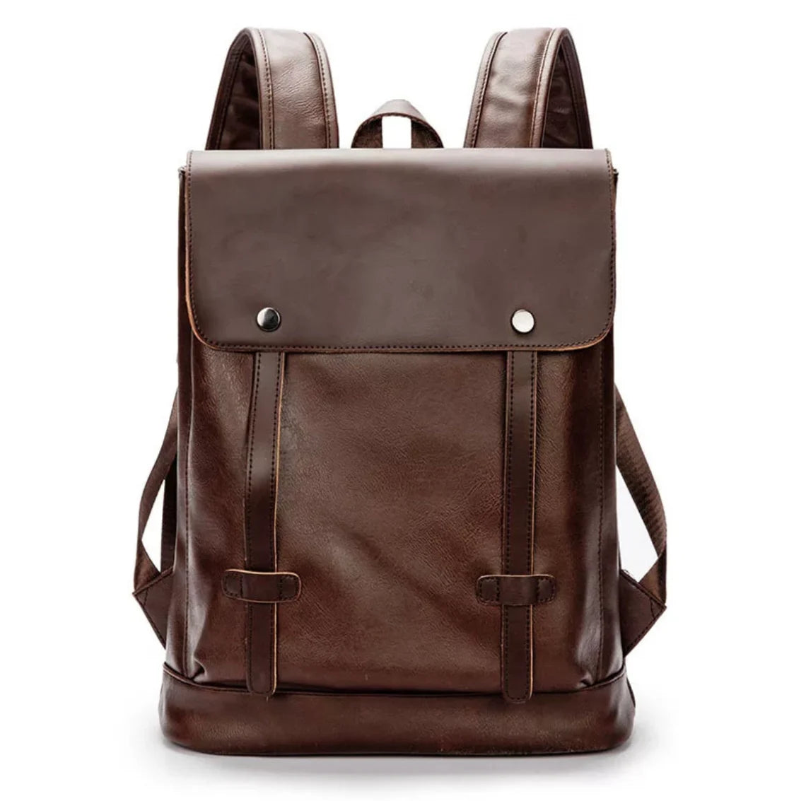 Women PU leather backpack, macbook backpack, leatherette rucksack