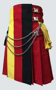 German Flag Utility Red Kilt Hiker Kilt