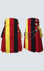 German Flag Utility Red Kilt Hiker Kilt