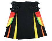 Men's Rainbow Utility Hybrid Kilt - #Kilts Boutique#