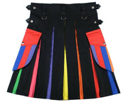 Men's Rainbow Utility Hybrid Kilt - #Kilts Boutique#