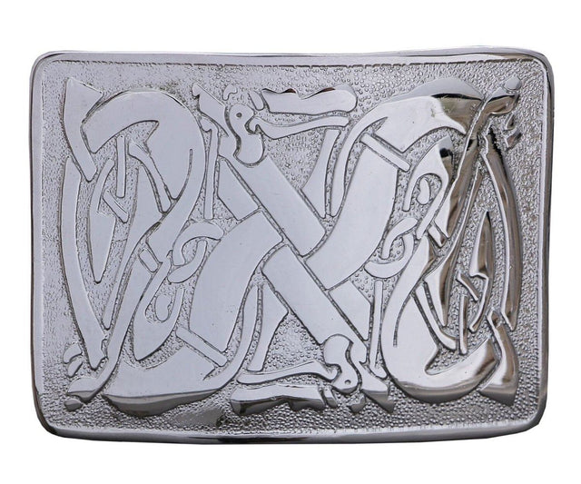 Men's Scottish Kilt Belt Buckles - Celtic Designs Chrome Buckles - #Kilts Boutique#