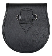 Men's Scottish Kilt Semi Dress Leather Sporran - Scottish Flag Pattern & Thistle - #Kilts Boutique#