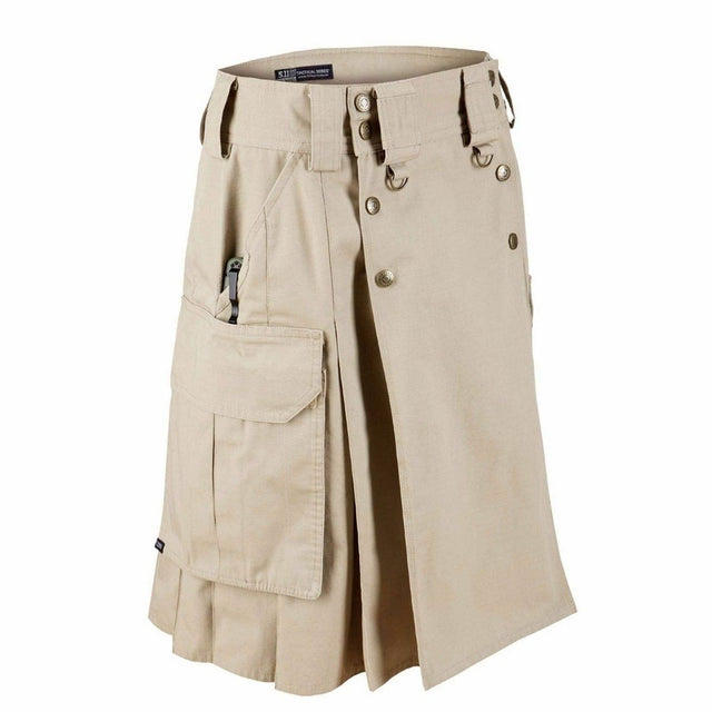 Military Combat Men's Heavy Duty 100% Cotton Utility Kilt - #Kilts Boutique#