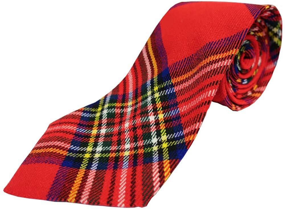 Royal Stewart Men's Traditional Scottish Acrylic Wool Tartan Tie - #Kilts Boutique#