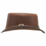 Steampunk Buckle Band Motorcycle Deadman Bromley  Leather Top Hat