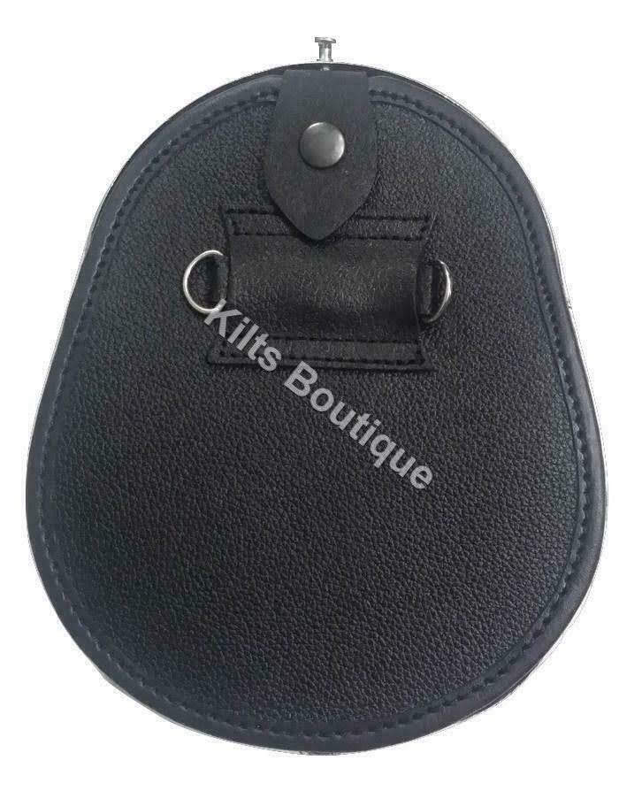 Scottish Full Dress Sporran Fur Cantle Antique Finish Kilt Sporran