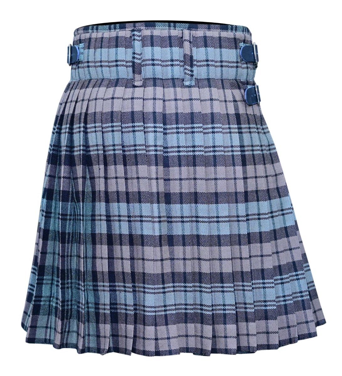 Scottish Men Black Watch Weathered Tartan 5 Yard Casual Kilt 24" Drop - #Kilts Boutique#