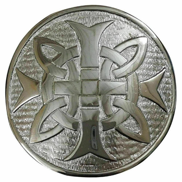 Scottish Men Round Celtic Knot Kilt Belt Highland Kilt Belt Buckle - #Kilts Boutique#