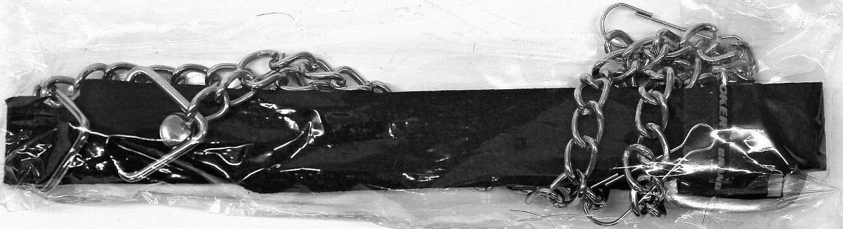 Sporran chain belt Genuine Black Leather Scottish Men's Kilt - #Kilts Boutique#