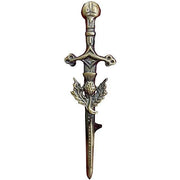 Thistle Sword Highland Scottish Kilt Pin Antique Finish Kilt Pin - #Kilts Boutique#