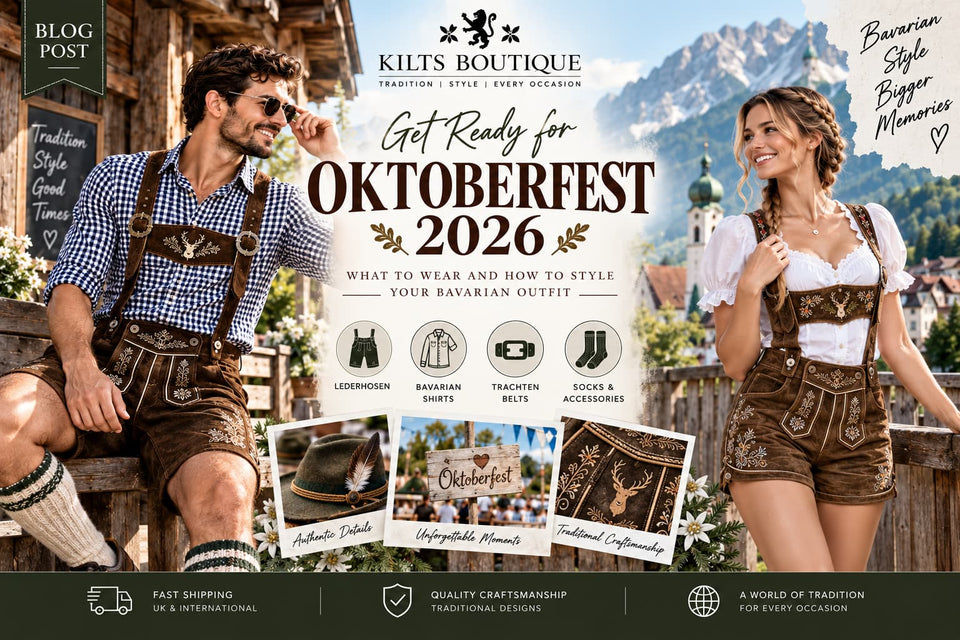 Oktoberfest 2026 Outfit Guide | Lederhosen &amp; Bavarian Clothing